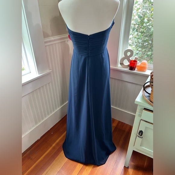 Jasmine‎ B2 B2078 Long Sweetheart Neckline Poly Chiffon Bridesmaid Dress - Picture 2 of 14